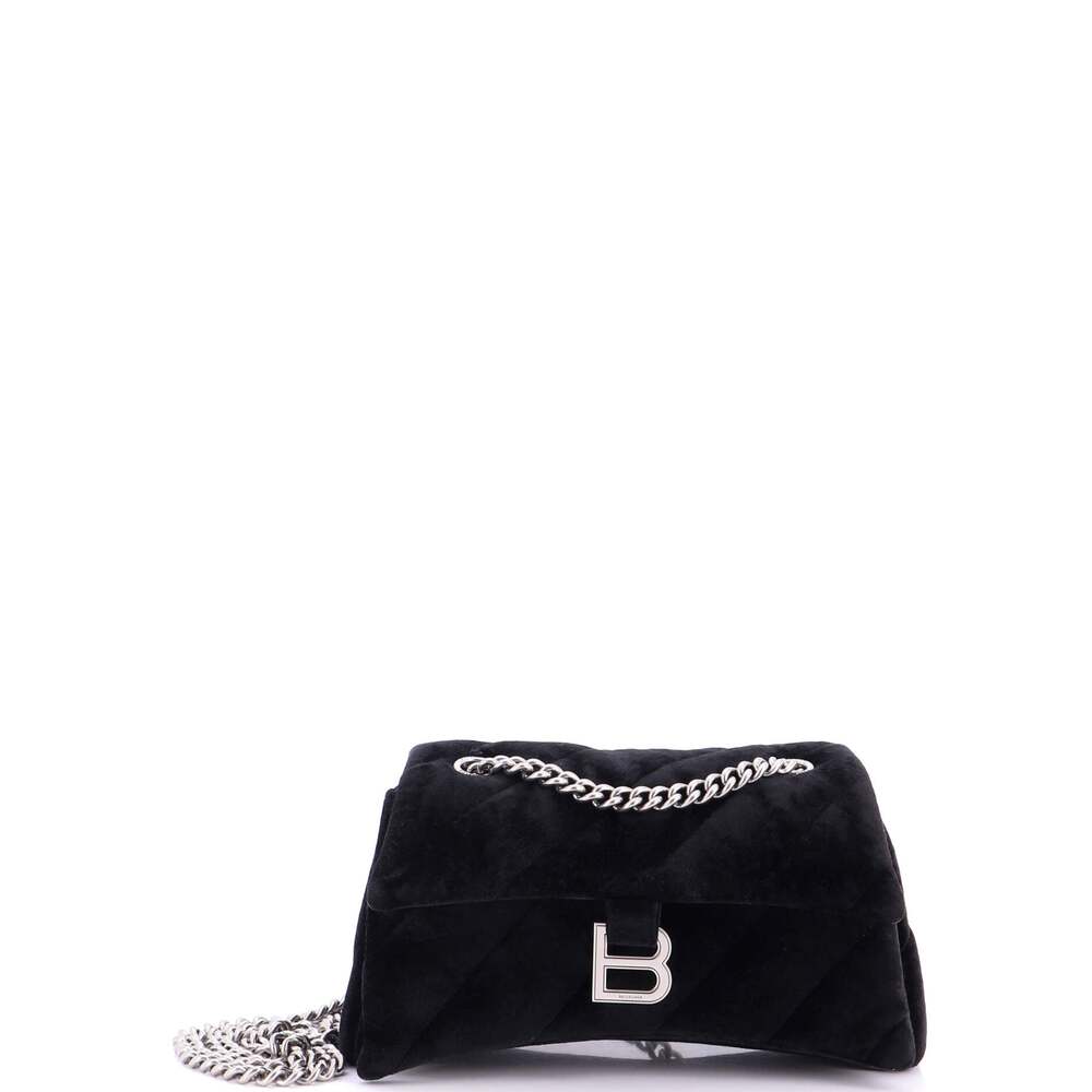 Balenciaga Crush Chain Flap Bag Quilted #266052B12B